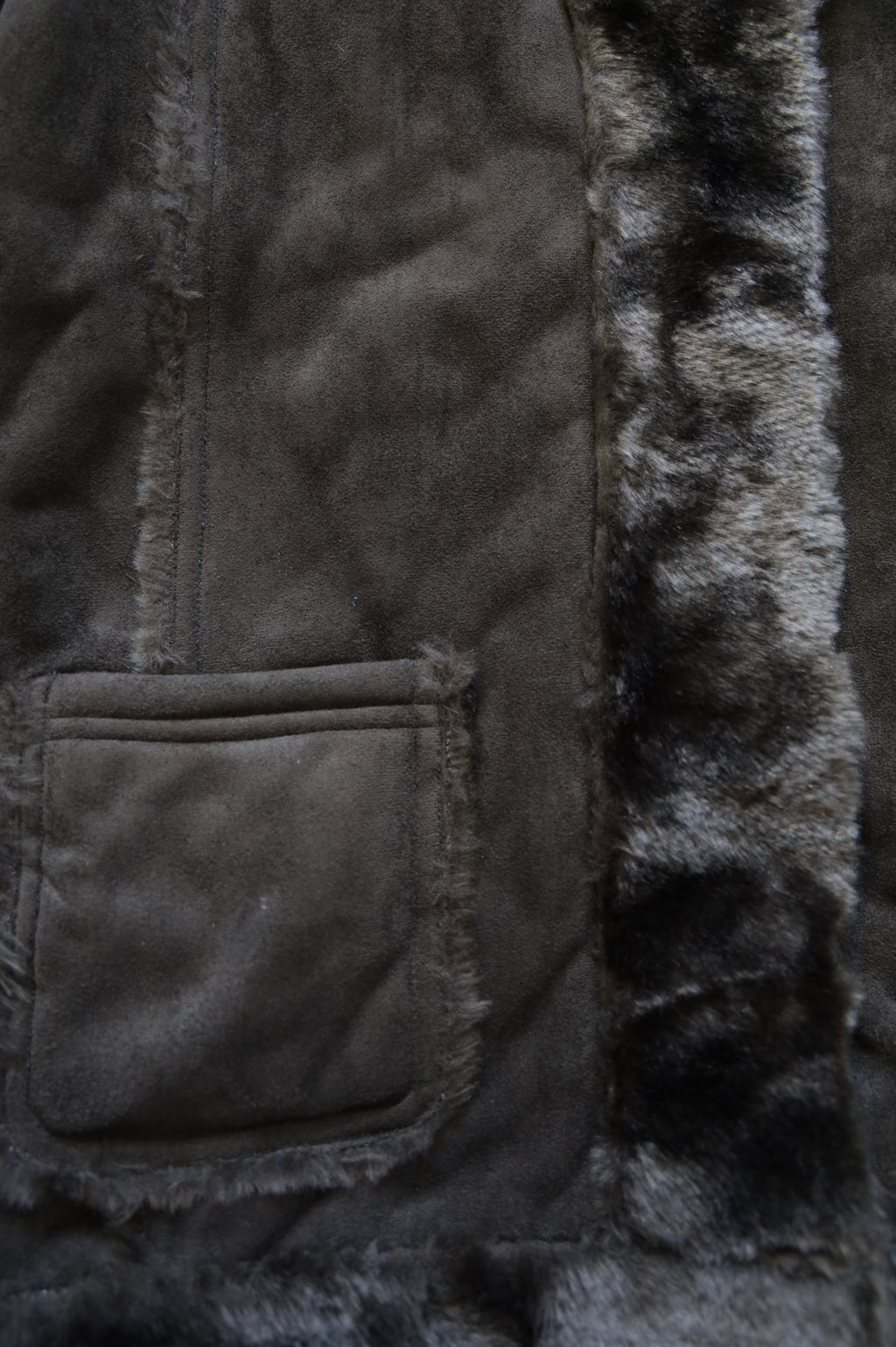 Tissia Brown Felt Jacket M
